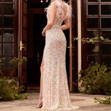 Plataz Red High Waist Prom HZ1007