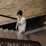 Plataz Out Sequin Deep V Maxi Prom HZ1007