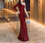 Plataz Women's Fairy Dream Socialite Gathering Party Evening Dress ¨C Long Slimming Toast Dress for Bride ¨C Formal HZ1007