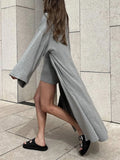 Plataz Shorts and Open Front Cardigan Three Piece Set DJPT