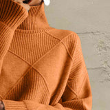 Plataz Turtleneck Long Sleeve Sweater DJPT