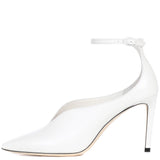 Plataz Black And White Fashion Ankle Strap With Fine High Heel Women's Banquet Large-Size Single Shoes Chengdu High Quality Shoes