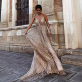 Plataz Sling Long Dress Prom HZ1007