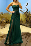 Plataz Prom Ruched Sequined Strapless Evening Dresses(5 HZ1007