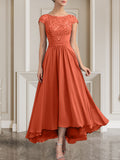 Plataz Scoop Floor-Length Lace Chiffon Mother of the Bride Dress With HZ1007