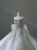 Plataz Ball Gown Strapless Sequin Long Wedding Dresses Brides Dress S3858 HZ0628