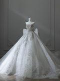 Plataz Ball Gown Strapless Sequin Long Wedding Dresses Brides Dress S3858 HZ0628