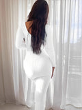 Plataz Off Shoulder Knit Party Bodycon Baby Shower Pencil Pregnant Maternity Sweater Maxi Dress Maternity