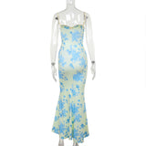 Plataz Flowers Sweetheart Neckline Cute Maternity Maxi Dress Maternity