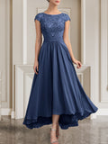 Plataz Scoop Floor-Length Lace Chiffon Mother of the Bride Dress With HZ1007