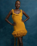 Plataz 2024 Hand-Woven Mahjong Rope Shoulder Strap Tuxedo Skirt Skirt LX0092