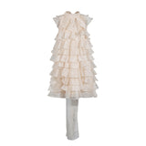 Plataz Fashion Retro Lotus Dress 2025 Summer New Sleeveless Lotus Leaf Edge Drift Led To High-End Feel Dress Woman