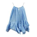 Plataz Gu Linaza The Same 2024 Holiday Wind Sling Coat With Open-Back Fashion Leaf Side Vest