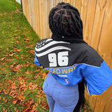 Plataz Autumn And Winter 2025 New Street Casual Coloring Printing Cotton Loose Jacket Jacket Woman DJPT