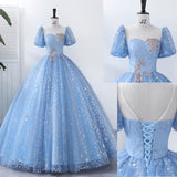 Plataz New Wedding Dress Student Art Exam Performance Vocal Beauty Solo Banquet Piano Performance Annual Puffy Skirt
