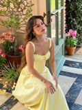 Plataz Retro Temperament Sexy Hottie Thin Belt Sling Dress Girl 2024 Spring And Summer Open Long Dress