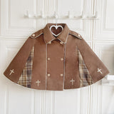 Plataz Design Little Detective Dress Cloak Set Student Lolita6303