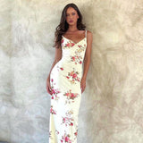 Plataz Sling V-Neck Print Sexy Body Dress Summer Holiday Hot Girl Dress Dress Girl DJPT