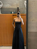 Plataz Summer New Breastless Backless Temperament To Take The Craft Elegant Ladies Dress