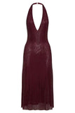 Plataz Selling Women's Fashion Sexy V-Neck Party Party Prom Sling Dress Skirt Dress Dress Dress