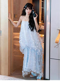 Plataz Dress Female Super Fairy Sling Dress Bride Wedding Morning Dress Light Wedding Wedding Dress Welcome Toast