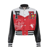 Plataz Autumn 2025 New Trendy People To Repair Short Coloring Baseball Uniform Coat Women DJPT