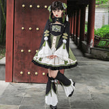 Plataz Design Kung Fu Rolling Chinese Style Improve The Chinese Elements Of The Women's Coat Dress Dress Set 6663