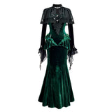 Plataz Teased Original Dark Forest Lolita Girl Lolita Top Fishtail Dress Daily Cute Set 7178