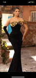 Plataz Three-Dimensional Flower Women's Bandage Evening Dress Skinny Temperament Party Party With Hip Dress