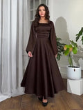 Plataz Spring Design Diamond-Singed With Long-Sleeved And Verteves Dress Dress Women
