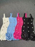 Plataz Summer Sling Studded Ass Evening Dress Sexy Body Repair Niche Design With A Bandage Dress