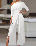 Plataz New Shoulder Formal Elegant Party Jumpsuit DJPT
