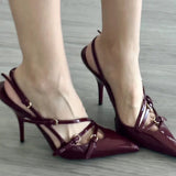 Plataz Yuanying's Same Fur Heeled Sandals With Cat Heel With High Heels High Quality Shoes