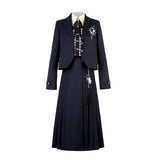 Plataz Swallow Planet Chinese Style Improve The Chinese Element Of Women's Coat Vest Shirt Half Skirt Set 6954