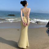 Plataz Hottie Sexy Dew Backpack Hip Skirt Cross Lotus Side Sling Skirt Female Atmosphere French Suit Dress