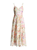 Plataz Sexy Style Dress 2025 Spring New Lace Sling Embroidered Flowers High-Rise Dress Woman