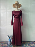 Plataz Spring Design Diamond-Singed With Long-Sleeved And Verteves Dress Dress Women