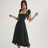 Plataz Dress French Holiday Dress Bareback Sexy Chiffon Dress Dress