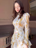 Plataz Elegant And Elegant Temperament Long-Sleeved Long-Sleeved Dress Dress For Women In Soft Dress