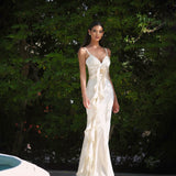 Plataz Autumn 2025 New Long Dress Fashion Temperament Beautiful Flowers With Ribbon Ribbon Dress Dress Dress Woman DJPT