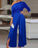 Plataz New Shoulder Formal Elegant Party Jumpsuit DJPT