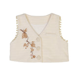 Plataz Maple Chinese Costume Chinese Style Improvement Han Element Vest Shirt Half Skirt Set 8959