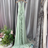 Plataz Oil/8 Colors 2025 Elegant Hanging Neck-Luck Holiday Flowers Unique Special Beach Dress