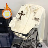 Plataz And Autumn Design Feel Cardigan Hoodie Hoodie Men In Hong Kong Style Small Design Feeling Coat Top DJPT