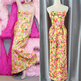 Plataz Densate Thoracic Fish Bone Long Dress 2024 New Sweet Engagement Birthday Dress