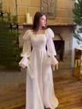 Plataz Women's Dress Over The Knee 2024 Spring French Fairy Sen Super Fairy Dress