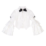 Plataz Teased Original Morning Witch Lolita Female Lolita Hat Shirt With Adorable Style Set 7150
