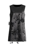 Plataz Elegant Famous Style Dress 2025 Summer New Niche Collar Three-Dimensional Flower Tuxedo Dress Woman