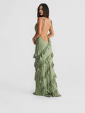 Plataz Fashion Atmospheric Elegant Pure Color Banquet Lace Dress In Fall 2024