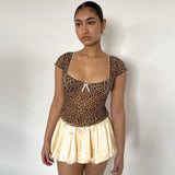 Plataz Women's Summer 2024 New Solid Low- Waist Vlawed Casual Short Dress DJPT